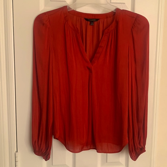 Women’s red blouse Sz XS - Picture 1 of 4